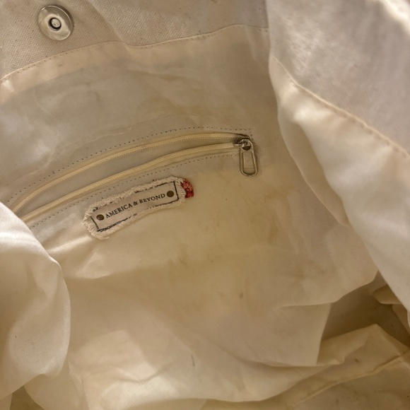 Embellished Tribal Hand Beaded Tote Bag - Picture 4 of 5